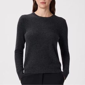 Quince Charcoal Mongolian Cashmere Sweater